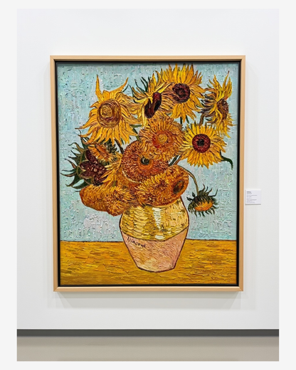 Hand-painted VanGogh Sunflowersreproduction,professional art gallery